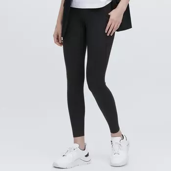 Леггинсы с карманами Uniqlo Airsm UV Protection Soft, черный