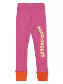 Леггинсы с логотипом Bobo Choses, розовый