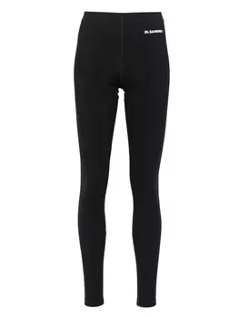 Леггинсы с логотипом Jil Sander, синий