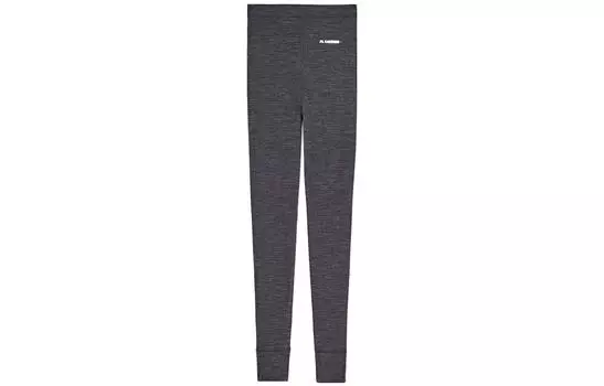 Леггинсы с меланжевым эффектом JIL SANDER, темно-серый
