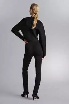 Леггинсы с молнией на лодыжках H&M, черный