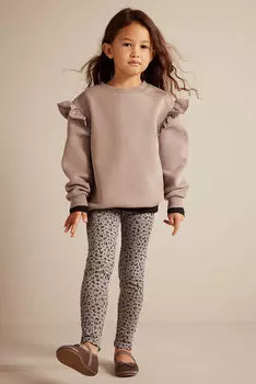 Леггинсы с начесом на внутренней стороне H&M, бежевый