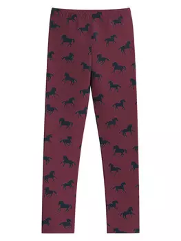 Леггинсы s.Oliver Leggings, цвет Pflaume/Dunkelblau