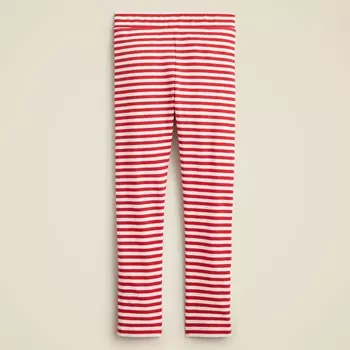 Леггинсы с принтом для девочек на каждый день J.Crew, белый