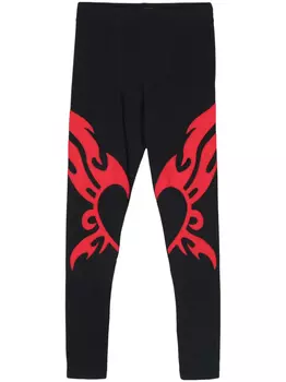 Леггинсы с принтом KUSIKOHC, черный