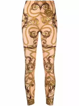 Леггинсы с принтом New Baroque Philipp Plein, нейтральный