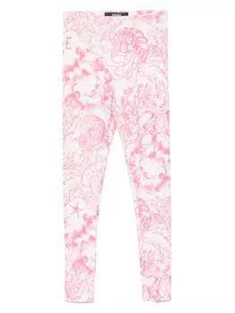 Леггинсы с принтом «Подводный барокко» Versace, нейтральный