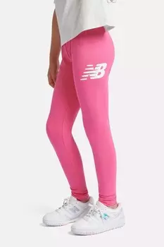 Леггинсы с рисунком для девочек New Balance, розовый