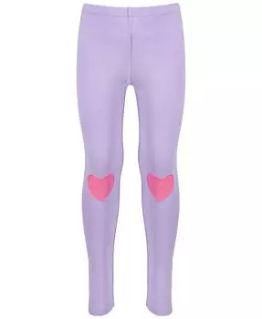 Леггинсы с сердечками для маленьких девочек Epic Threads, фиолетовый