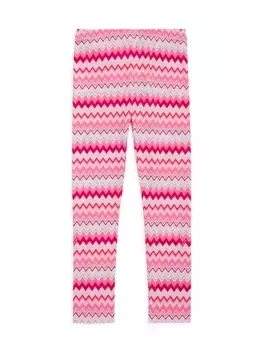 Леггинсы с шевроном для маленьких девочек и девочек Missoni, мультиколор