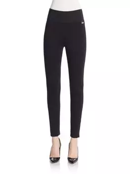 Леггинсы с широким поясом Calvin Klein, черный