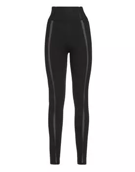 Леггинсы с супер высокой талией Iconic Plein PHILIPP PLEIN, черный