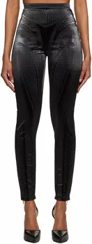 Леггинсы с тиснением Mugler