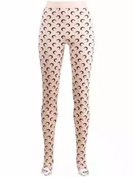 Леггинсы с узором Moon Marine Serre, нейтральный