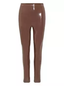 Леггинсы с виниловым эффектом ACTUALEE, коричневый