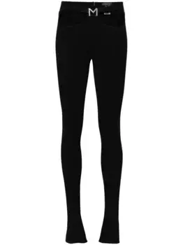 Леггинсы с вырезами Mugler, черный