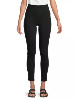 Леггинсы с высокой посадкой Ellen Tracy, черный