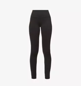 Леггинсы с высокой посадкой из эластичной ткани с аэрографом Alo Yoga, черный