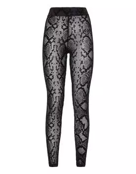 Леггинсы с высокой талией PHILIPP PLEIN, черный