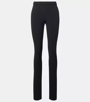 Леггинсы с высокой талией Stella McCartney, черный