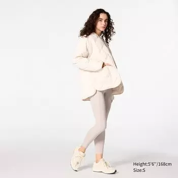 Леггинсы с защитой от ультрафиолета AIRism с карманом UNIQLO, светло-бежевый