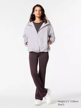 Леггинсы с защитой от ультрафиолета ultra stretch airism расклешенные Uniqlo, коричневый