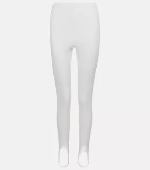 Леггинсы с завышенной талией WARDROBE.NYC, белый