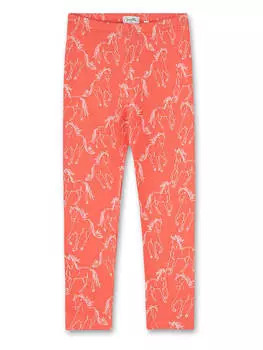 Леггинсы Sanetta Kidswear, оранжевый