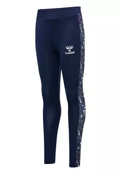 Леггинсы SANNE Hummel, темно-синий