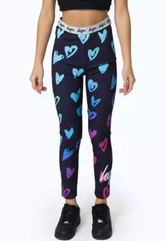 Леггинсы SCRIBBLE HEARTS Hype, цвет black