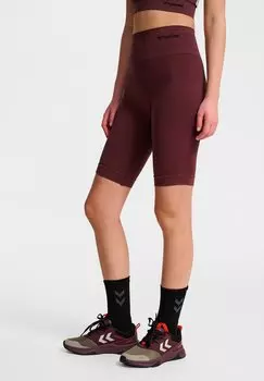 Леггинсы SEAMLESS Hummel, темно-коричневый