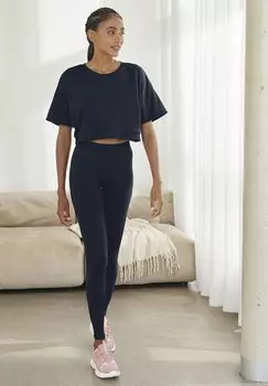 Леггинсы SEAMLESS LASCANA, темно-синий