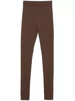 Леггинсы Second Skin из джерси LEMAIRE, коричневый