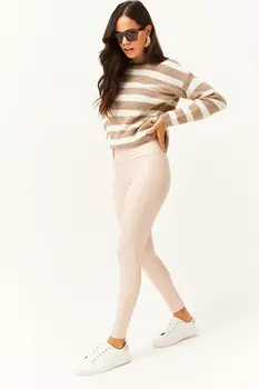 Леггинсы - Серый - Высокая талия Olalook, серый