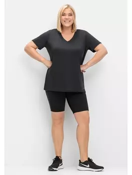 Леггинсы sheego Funktions Radlerhose, черный