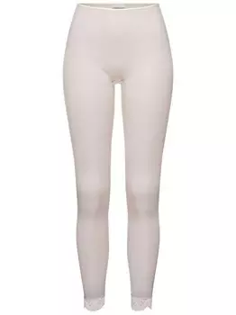 Леггинсы шерстяные кружевные Hanro, бежевый