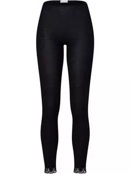 Леггинсы шерстяные кружевные Hanro, черный