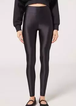 Леггинсы SHINY Calzedonia, цвет black