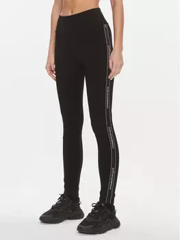 Леггинсы скинни Ea7 Emporio Armani, черный