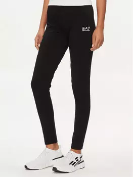 Леггинсы скинни Ea7 Emporio Armani, черный