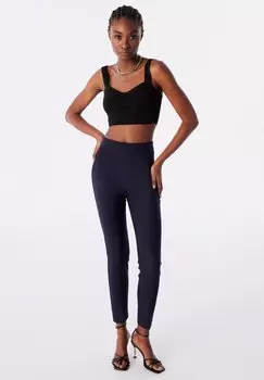 Леггинсы SKINNY FIT HIGH WAIST Twist, темно-синий