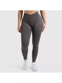 Леггинсы SMILODOX Silvia Scrunch, антрацит