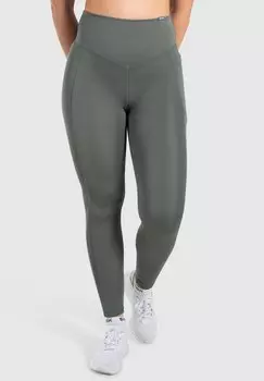 Леггинсы SOFTFEEL LETICIA LEGGINGS WITH POCKETS Smilodox, зеленый