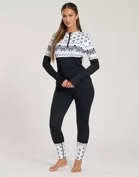 Леггинсы South Beach Base Layer черного цвета