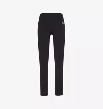 Леггинсы Sr runner с высокой талией из эластичной ткани Sporty & Rich, черный