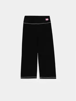 Леггинсы стандартной посадки Coccodrillo, черный