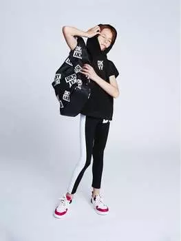 Леггинсы стандартной посадки Dkny, черный