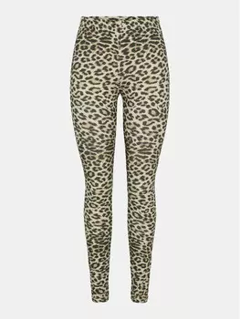 Леггинсы стандартной посадки Pieces, бежевый