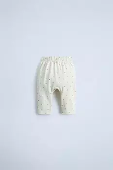 Леггинсы stars ZARA, экрю