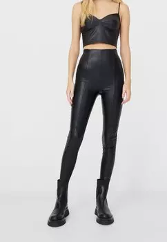 Леггинсы Stradivarius, черный